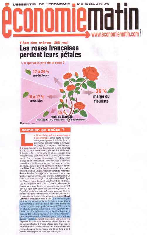 Revue de presse - Les roses françaises perdent leurs pétales
